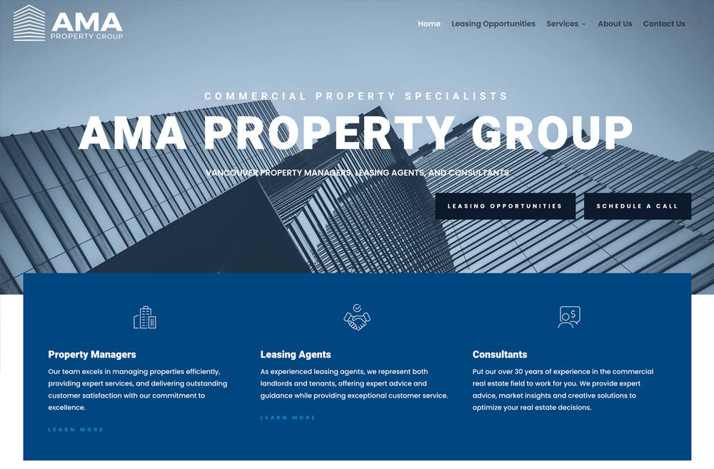 Commercial Real Estate Web Design