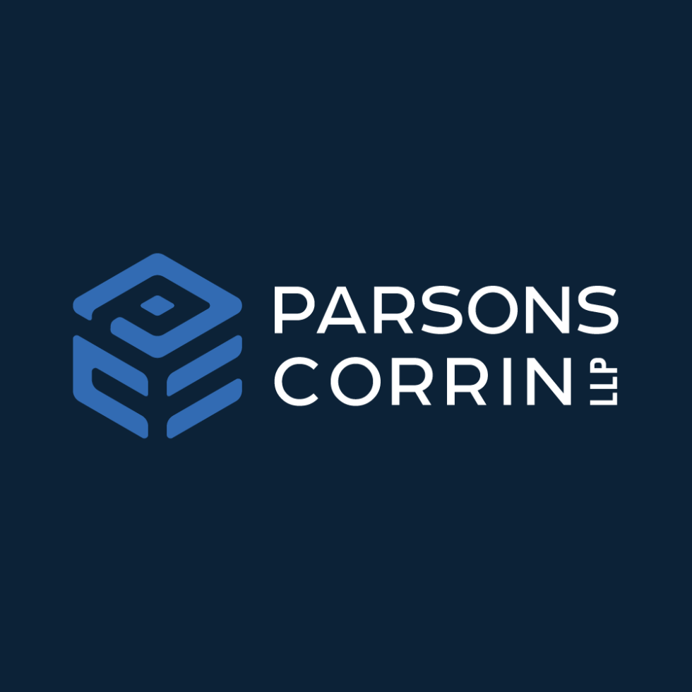 Parsons Corrin LLP logo design